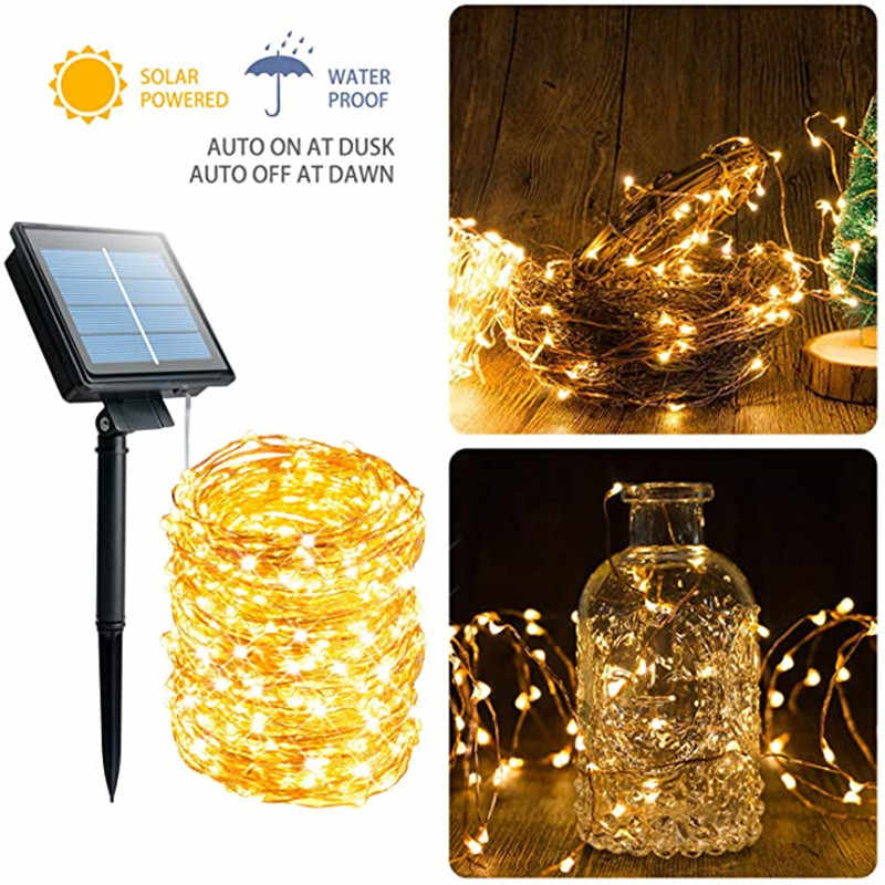 Luces Solares Tipo Hada 10 Metros | Transforma tu Patio Sin Gastar Luz