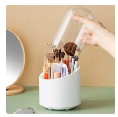 Organizador de Brochas Giratorio 360° | Todo tu Maquillaje a la Vista