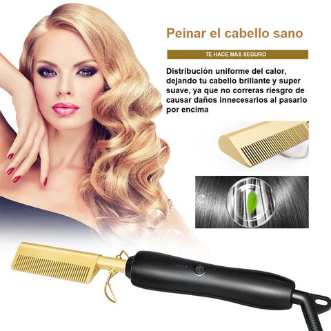 BRUSH 2 EN 1 PEINE ALISADOR Y RIZADOR