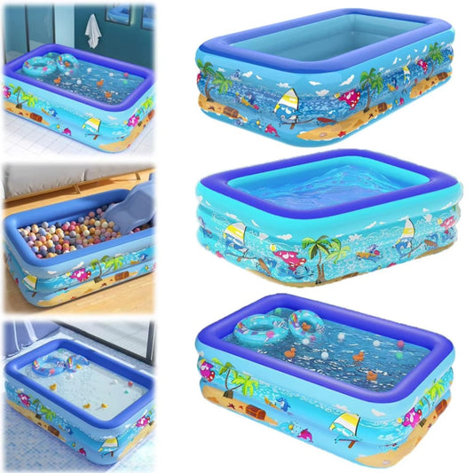 Piscina Inflable para Niños 180cm — Verano Refrescante en Casa