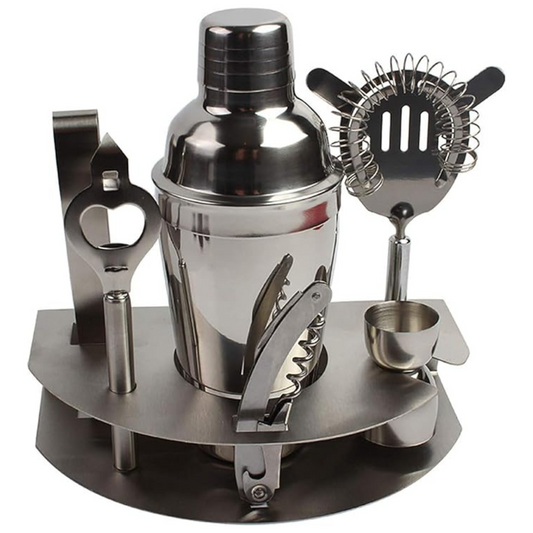 Set Coctelería 7 Piezas Deluxe — Tragos de Bar en tu Cocina