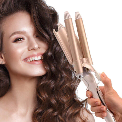 Rizador Ondulador Triple Cilindro | Ondas de Peluquería en Casa