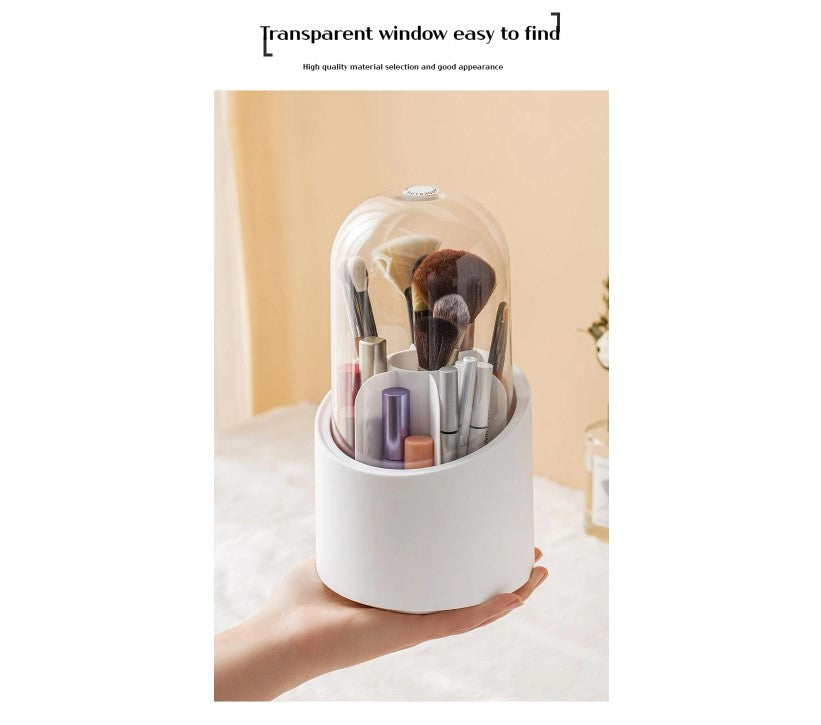 Organizador de Brochas Giratorio 360° | Todo tu Maquillaje a la Vista
