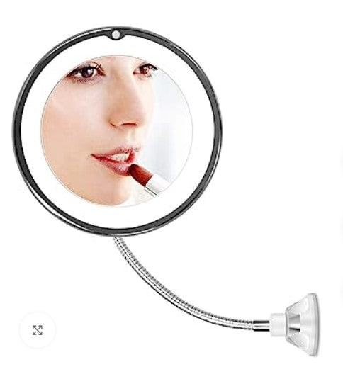 Espejo LED Flexible Ajustable | Se Acomoda al Ángulo que Quieras