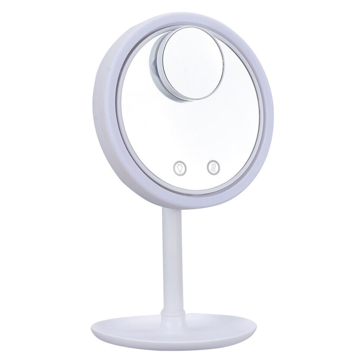 Espejo de Maquillaje LED Giratorio | Luz Perfecta a Toda Hora