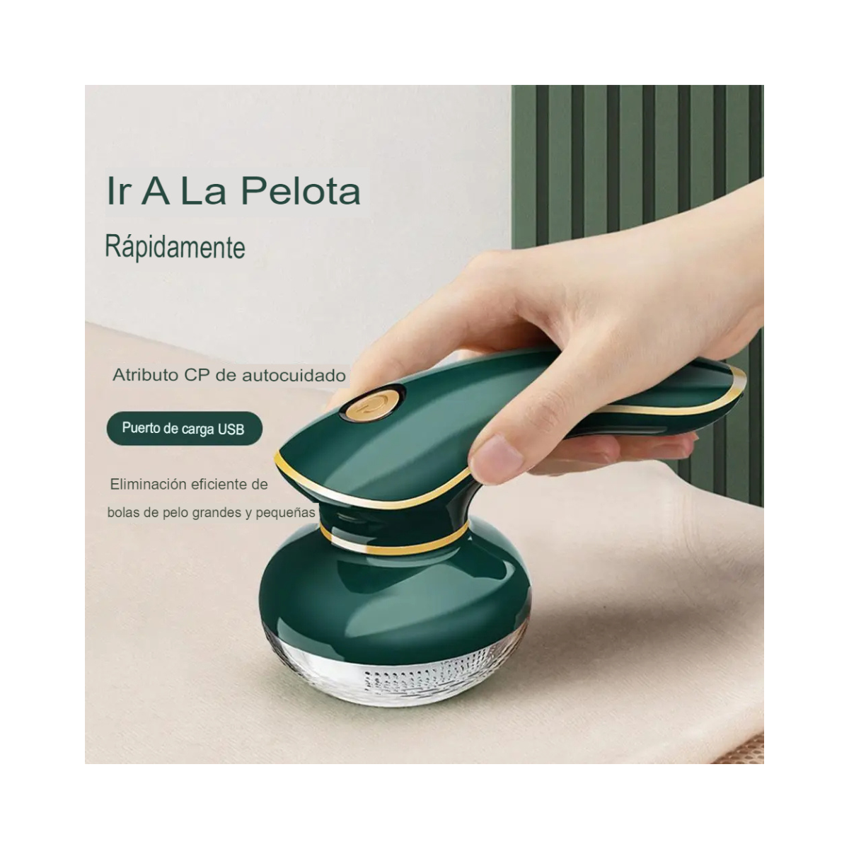 Removedor de Pelusas Eléctrico Recargable | Tu Ropa Como Nueva