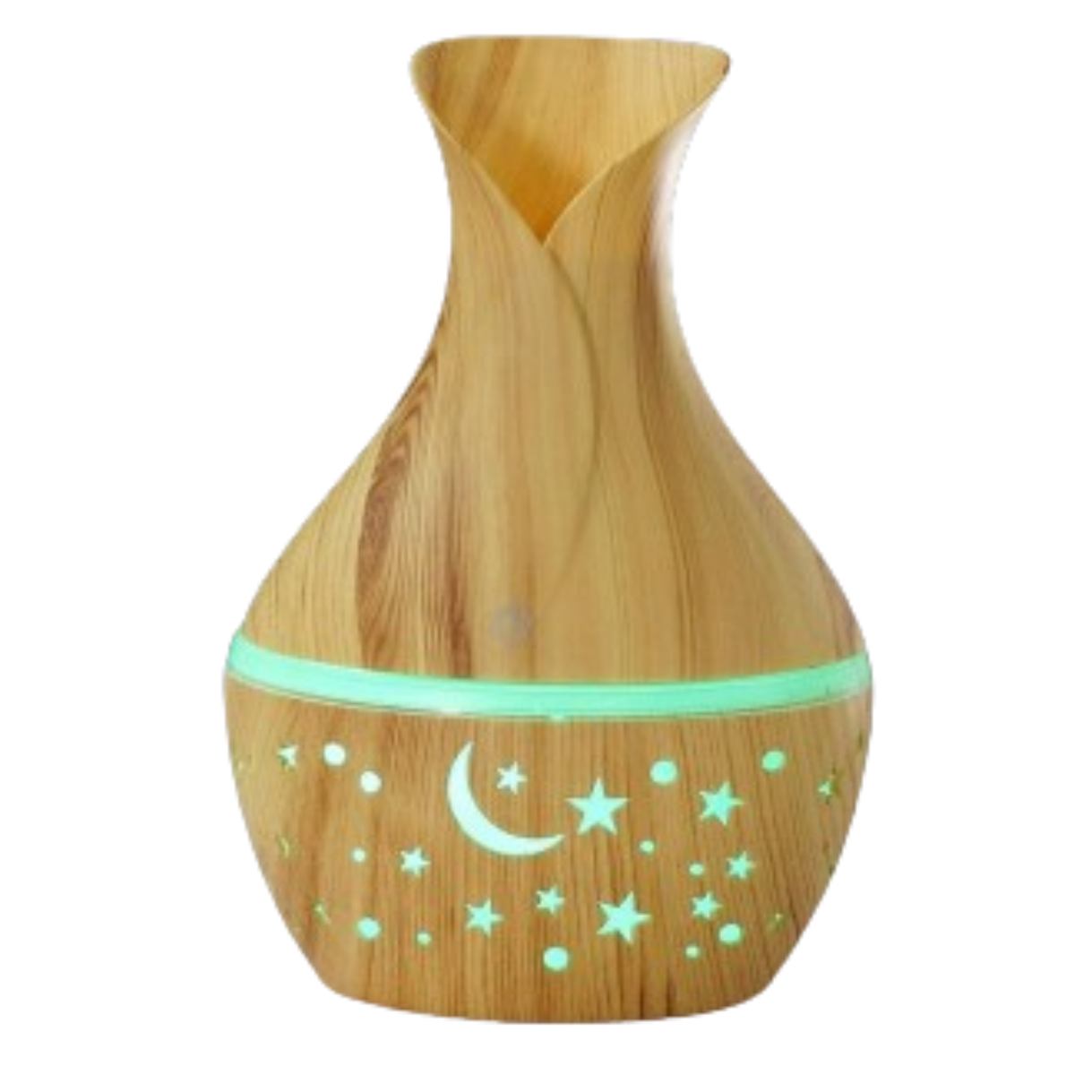 Lampara Humidificadora de Madera Stars