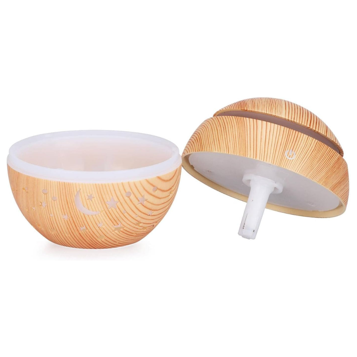 Lampara Humidificadora de Madera Stars