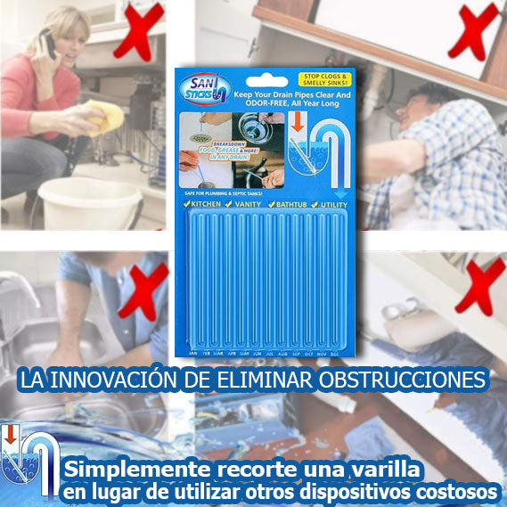 PACK 12 BARRAS LIMPIA CANERIA