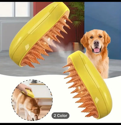 Cepillo a Vapor para Mascotas 3 en 1 | Cepilla Sin Pelo Volando por la Casa