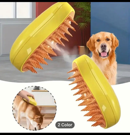 Cepillo a Vapor para Mascotas 3 en 1 | Cepilla Sin Pelo Volando por la Casa