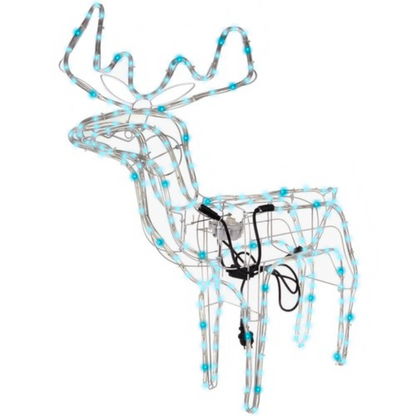 Reno Navideño LED 120cm — Decoración que Ilumina la Navidad