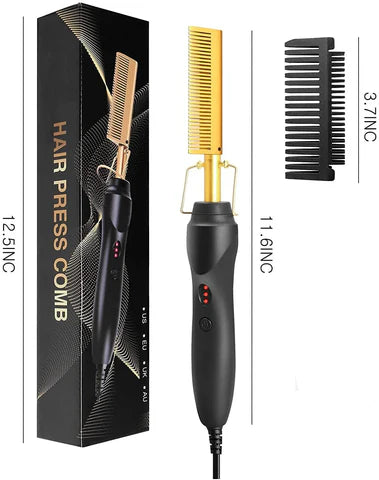 BRUSH 2 EN 1 PEINE ALISADOR Y RIZADOR