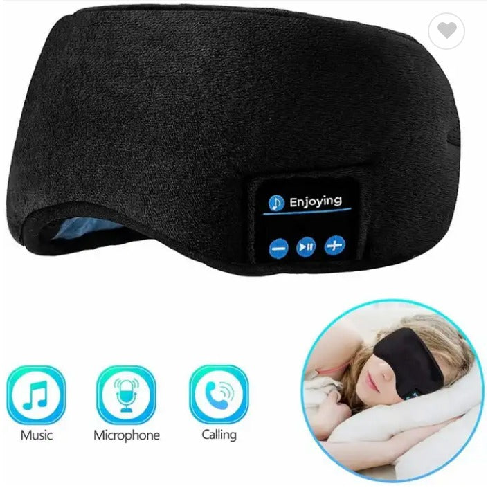Kit Sueño Profundo | Antifaz Bluetooth + Gorro de Gel