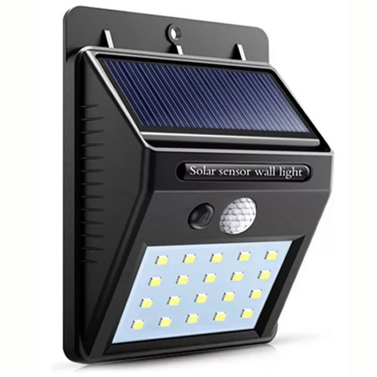 Foco Solar 30 LED con Sensor | Luz Potente con Cero Cuenta de Luz