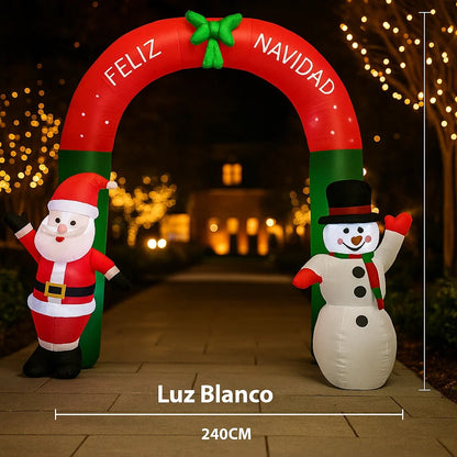 Arco Navideño Inflable — La Casa Más Festiva de la Cuadra