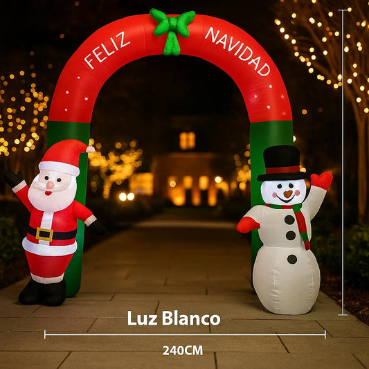 Arco Navideño Inflable — La Casa Más Festiva de la Cuadra