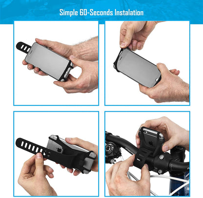 Soporte de Teléfono para Moto y Bicicleta | Firme Aunque Saltes