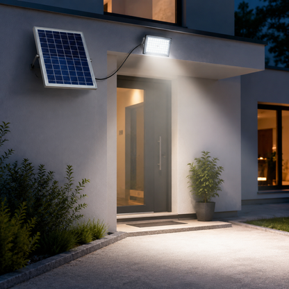 Foco Solar 80W — Luz Potente sin Gastar en Electricidad