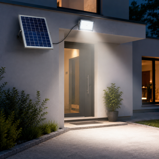 Foco Solar 80W — Luz Potente sin Gastar en Electricidad